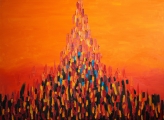 <h5>"Fire II", 2012, 130x180cm</h5>