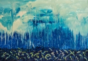 <h5>"Rain", 2012, 140x200cm</h5>